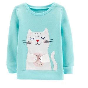 Carter's Shirts & Tops - Carter’s interactive kitty sweatshirt Carter's Shirts & Tops - Carter’s interactive kitty sweatshirt